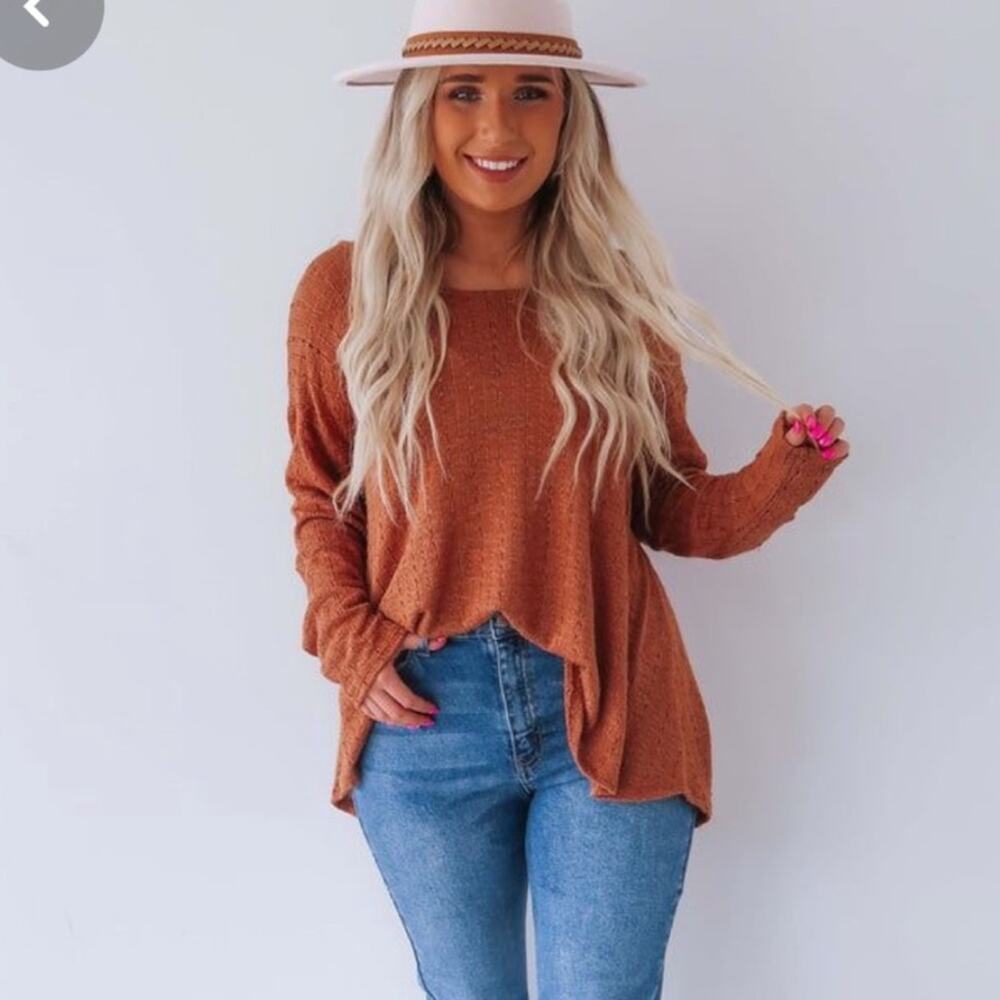 Hope’s Free to Be Sweater Camel Small